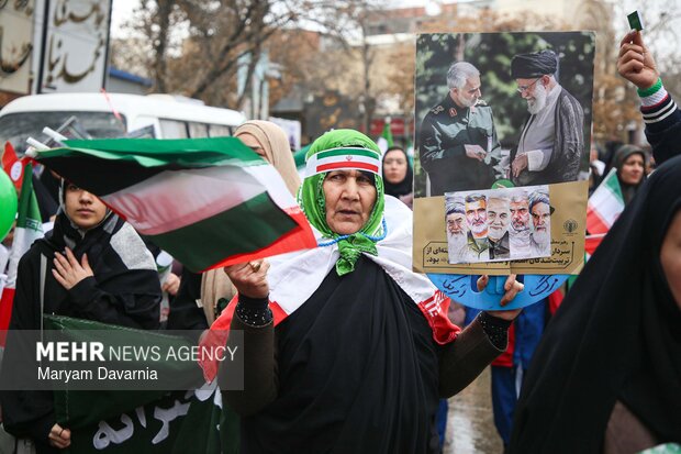 راهپیمایی ۲۲ بهمن در بجنورد