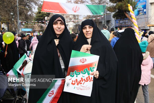 راهپیمایی ۲۲ بهمن در بجنورد