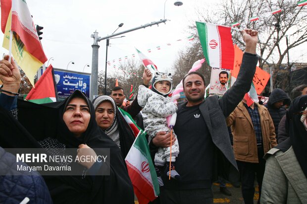 راهپیمایی ۲۲ بهمن در بجنورد