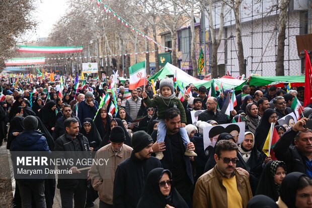 راهپیمایی ۲۲ بهمن در بجنورد