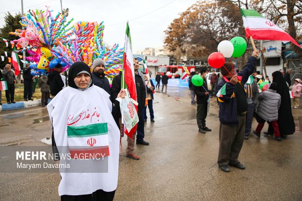 راهپیمایی ۲۲ بهمن در بجنورد