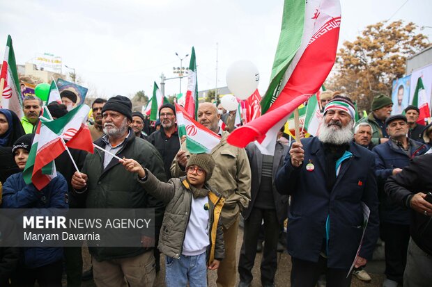 راهپیمایی ۲۲ بهمن در بجنورد