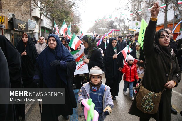 راهپیمایی ۲۲ بهمن در بجنورد