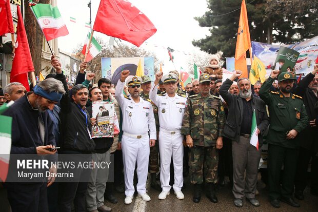 راهپیمایی ۲۲ بهمن در بجنورد