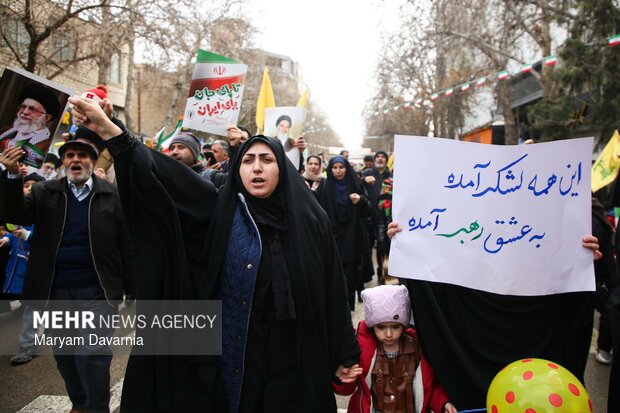 راهپیمایی ۲۲ بهمن در بجنورد