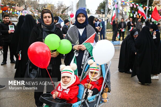 راهپیمایی ۲۲ بهمن در بجنورد