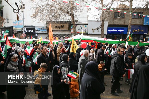 راهپیمایی ۲۲ بهمن در بجنورد