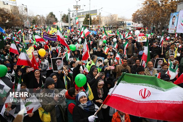 راهپیمایی ۲۲ بهمن در بجنورد