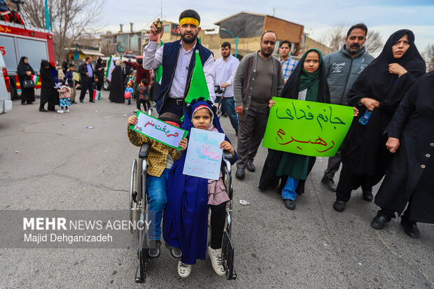 راهپیمایی ۲۲ بهمن در یزد