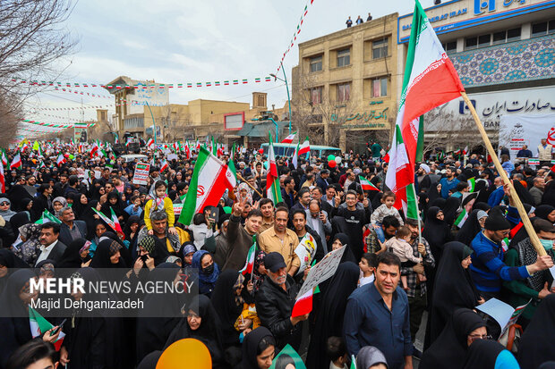 راهپیمایی ۲۲ بهمن در یزد