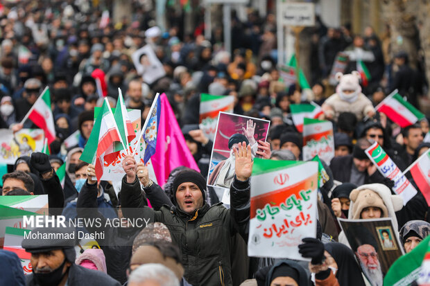 راهپیمایی ۲۲ بهمن در اردبیل