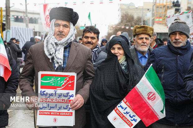 راهپیمایی ۲۲ بهمن در اردبیل