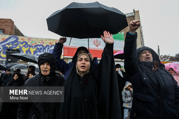راهپیمایی ۲۲ بهمن در تبریز