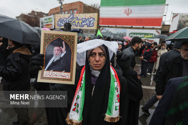 راهپیمایی ۲۲ بهمن در تبریز