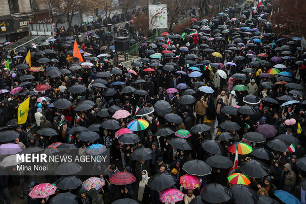 راهپیمایی ۲۲ بهمن در تبریز
