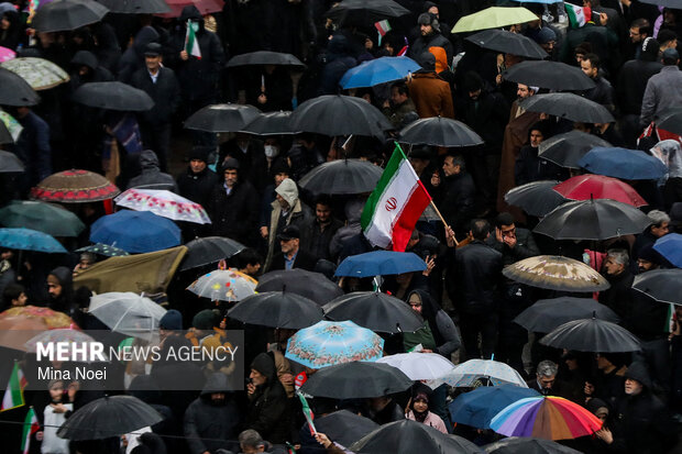 راهپیمایی ۲۲ بهمن در تبریز