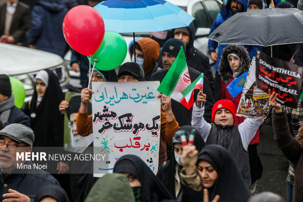 راهپیمایی ۲۲ بهمن در تبریز