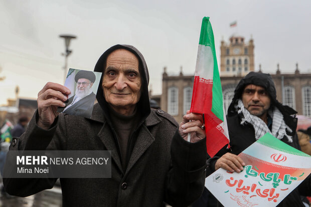 راهپیمایی ۲۲ بهمن در تبریز