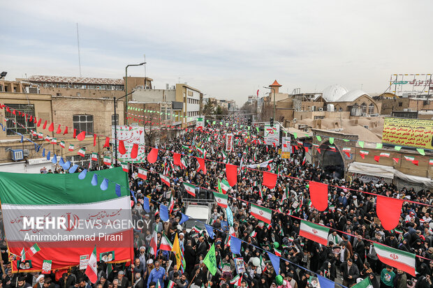 راهپیمایی ۲۲ بهمن در قم
