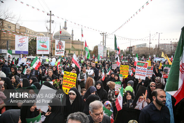 راهپیمایی ۲۲ بهمن در قم