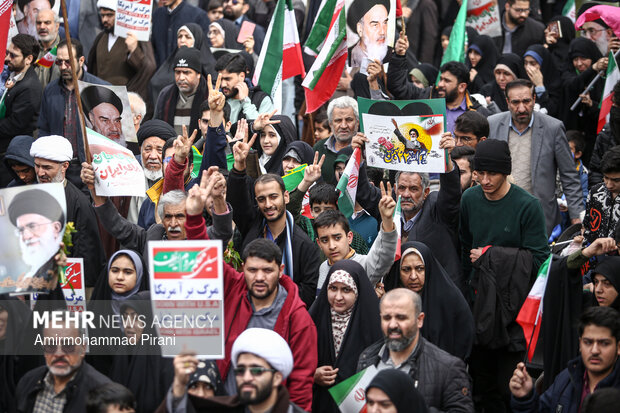 راهپیمایی ۲۲ بهمن در قم