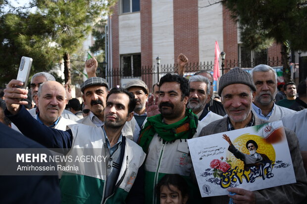 راهپیمایی ۲۲ بهمن در بیرجند