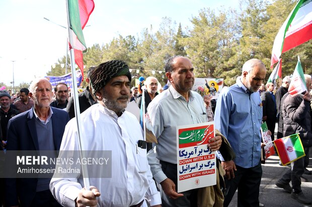 راهپیمایی ۲۲ بهمن در بیرجند