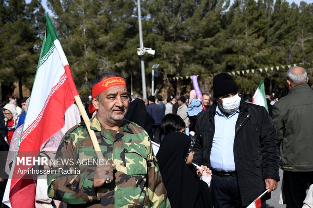 راهپیمایی ۲۲ بهمن در بیرجند