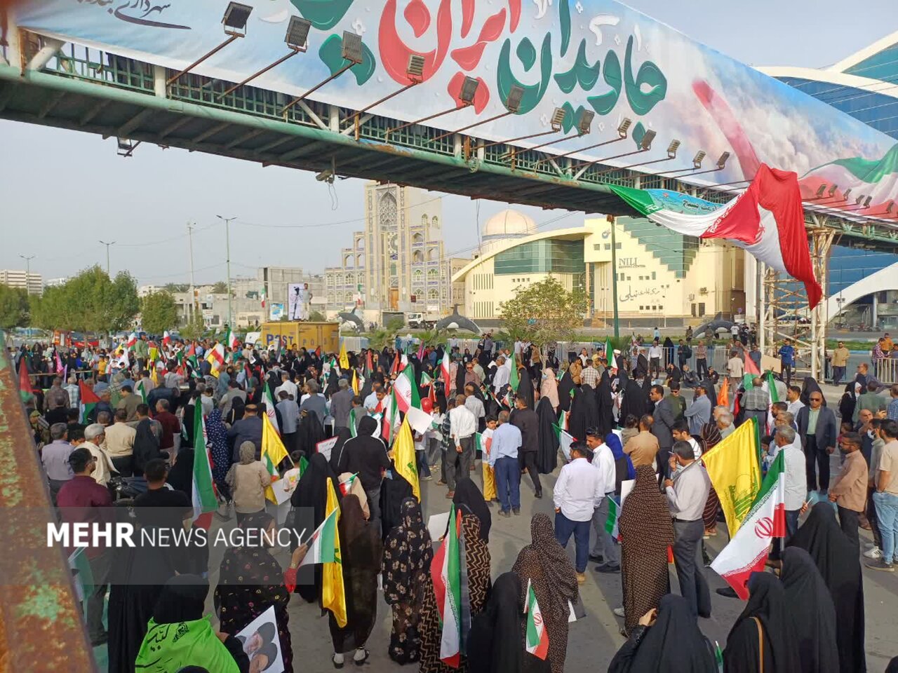 راهپيمايي،بهمن،همزمان،ايران،شكن