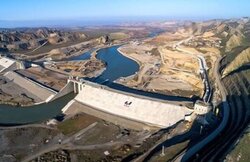 آغاز آبگیری سد پیغام چای و تصفیه خانه آب کلیبر