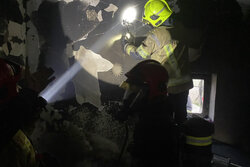 حریق منزل مسکونی در بزرگراه سردار سلیمانی مشهد مهار شد 