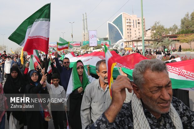 راهپیمایی ۲۲ بهمن در بندرعباس