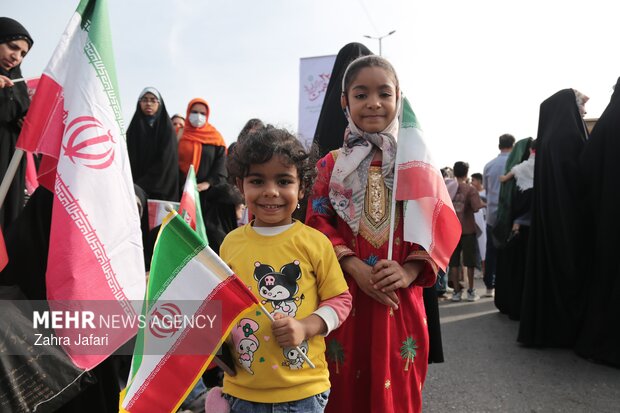 راهپیمایی ۲۲ بهمن در بندرعباس