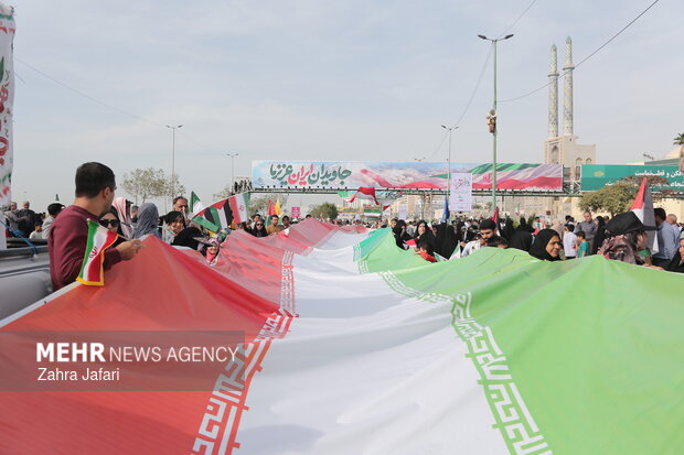 راهپیمایی ۲۲ بهمن در بندرعباس