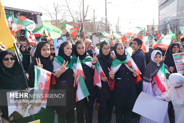 راهپیمایی ۲۲ بهمن در یاسوج