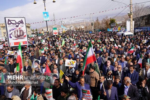 راهپیمایی ۲۲ بهمن در یاسوج