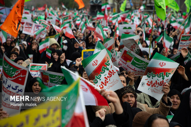 راهپیمایی ۲۲ بهمن در گرگان