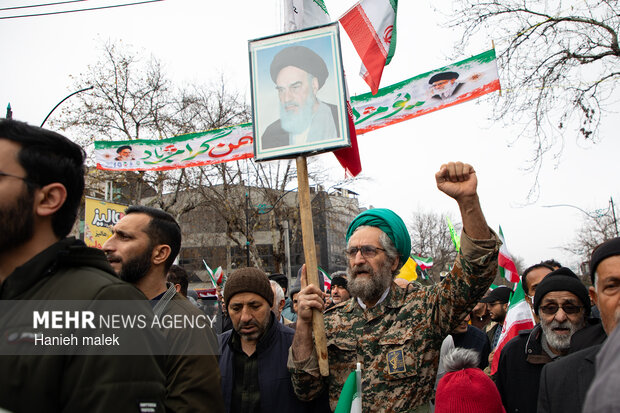 راهپیمایی ۲۲ بهمن در گرگان