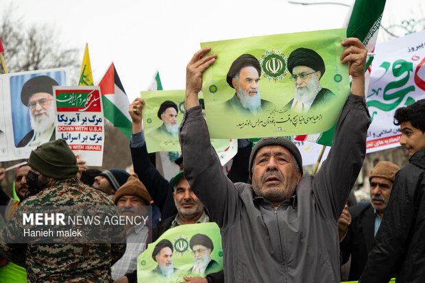 راهپیمایی ۲۲ بهمن در گرگان