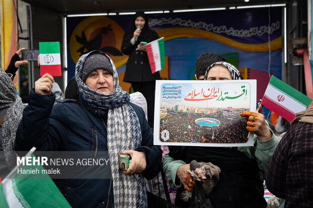 راهپیمایی ۲۲ بهمن در گرگان