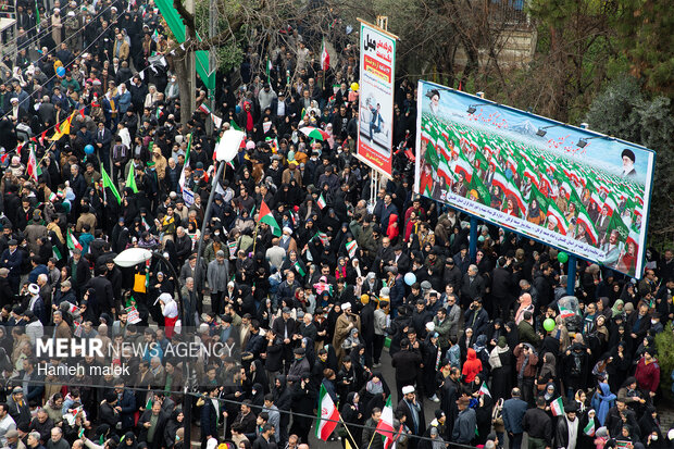 راهپیمایی ۲۲ بهمن در گرگان