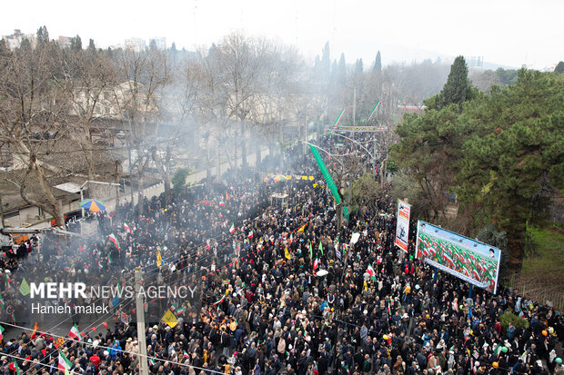 راهپیمایی ۲۲ بهمن در گرگان