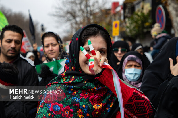 راهپیمایی ۲۲ بهمن در گرگان