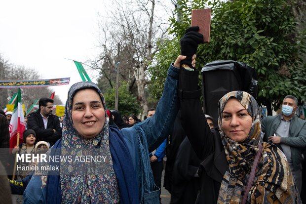راهپیمایی ۲۲ بهمن در گرگان