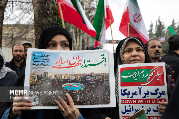 راهپیمایی ۲۲ بهمن در گرگان