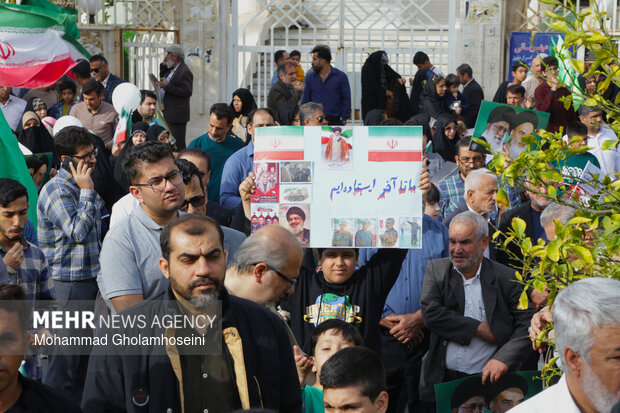 راهپیمایی ۲۲ بهمن در بوشهر