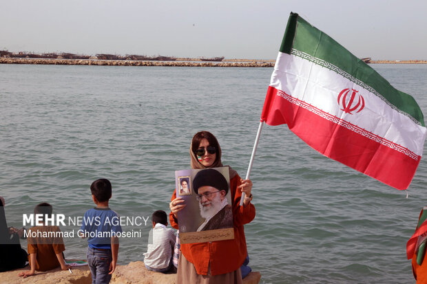 راهپیمایی ۲۲ بهمن در بوشهر