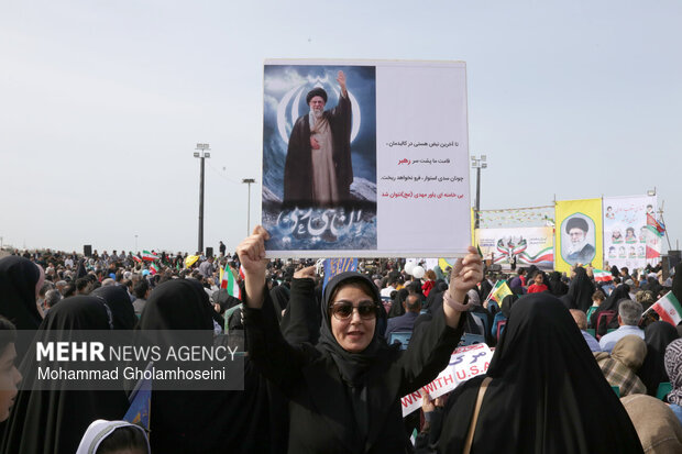 راهپیمایی ۲۲ بهمن در بوشهر