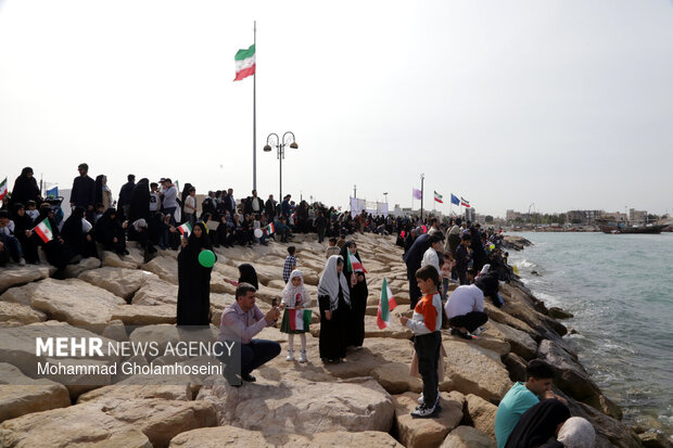 راهپیمایی ۲۲ بهمن در بوشهر