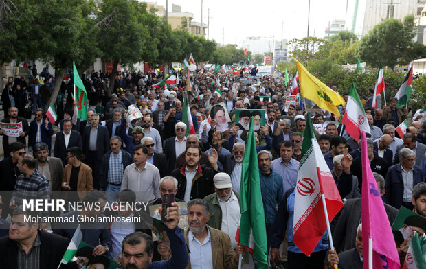 راهپیمایی ۲۲ بهمن در بوشهر